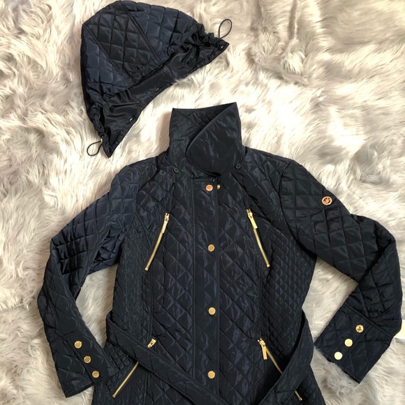 Michael Kors Jackets & Blazers - Navy Blue trench coat/ Rain Jacket